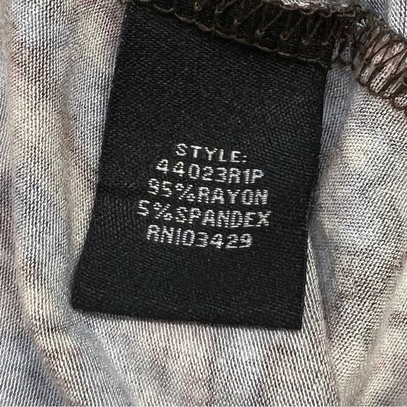 INTRO Brown Blue Gold Rust Paisley Cowl Neck Tunic  Hi Lo Long Sleeve Top NWT M - Picture 10 of 14